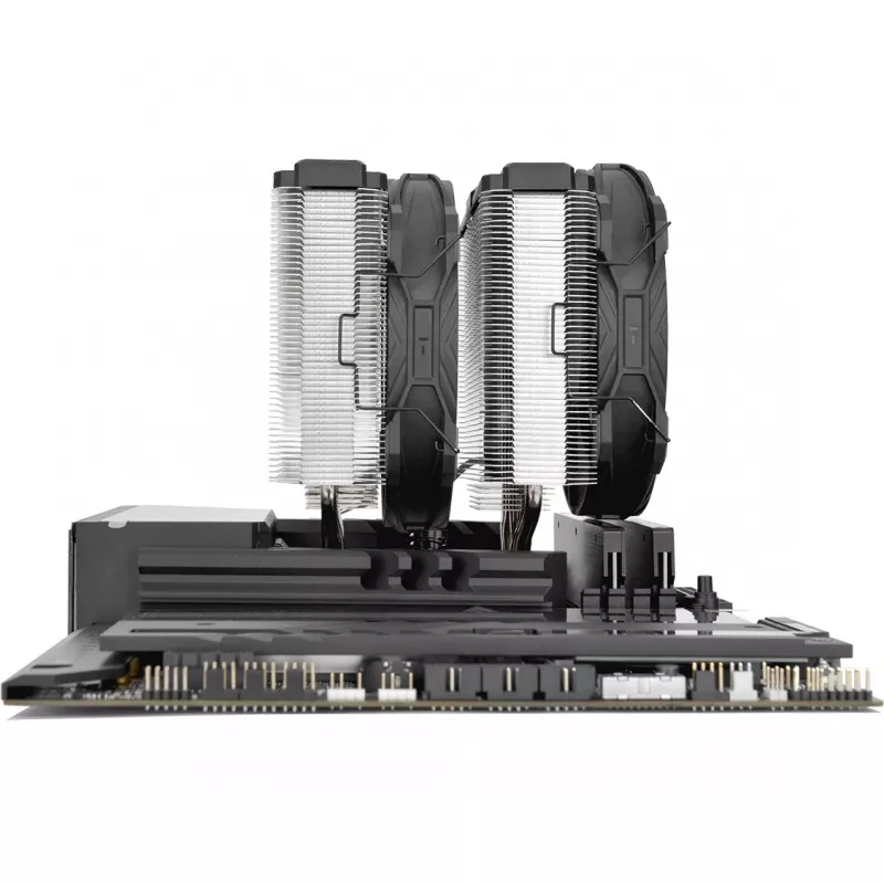Thermaltake TOUGHAIR 710 - disipador de CPU por aire - (para: LGA1156, LGA1155, LGA2011, LGA1150, LGA2011-3, LGA1151, AM4, LGA2066, LGA1200, LGA1700, AM5)