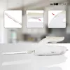 Cuchillo eléctrico CLATRONIC EM 3062, cortador de alimentos manual, blanco, cuchillas de acero inoxidable, 160 W