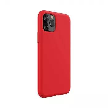 Funda para móvil Devia Nature Series para iPhone 12 Pro Max, silicona, rojo