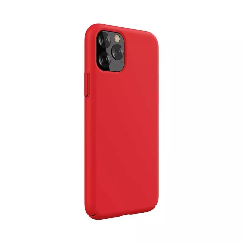 Funda para móvil Devia Nature Series para iPhone 12 Pro Max, silicona, rojo