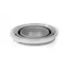Cubo plegable Beldray LA084354GRYBEU7 10 L, cuerpo de silicona plegable, diseño con purpurina