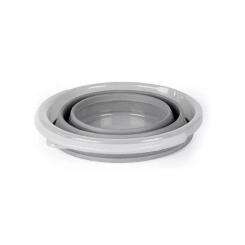 Cubo plegable Beldray LA084354GRYBEU7 10 L, cuerpo de silicona plegable, diseño con purpurina
