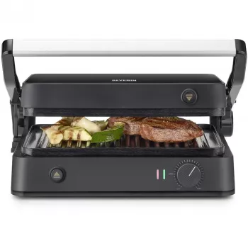 Parrilla de contacto Severin KG 2398 negro blanco 1800W 300x220mm