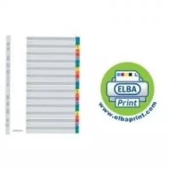 Separadores Elba 100204595 Polipropileno (PP) Multicolor 20 uds.