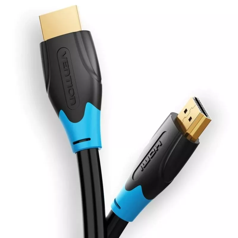 Cable HDMI Vention AACBN 15 m, HDMI Type-A a Type-A, HDMI 2.0, 18 Gbit/s, ARC, contactos dorados, negro