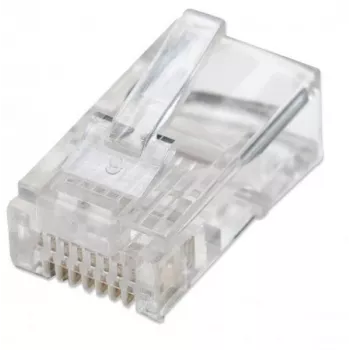 Intellinet 502375 Conector de cable RJ-45 transparente