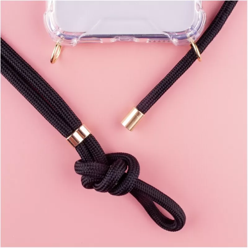 Lookabe funda de móvil con collar para iPhone XR, dorado/negro
