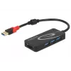 Hub USB DeLOCK 3.0 3 puertos externo + 2 x ranura SD