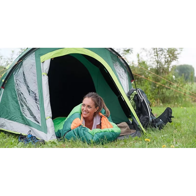 Tienda de campaña tipo cúpula/igloo COLEMAN Kobuk Valley 4 Plus — 4 personas, varillas rígidas, verde