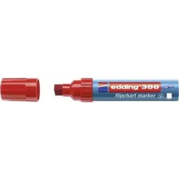 Rotulador para flipchart Edding 388 punta redonda individual, 4–12 mm de grosor de trazo, rojo (1 ud.)