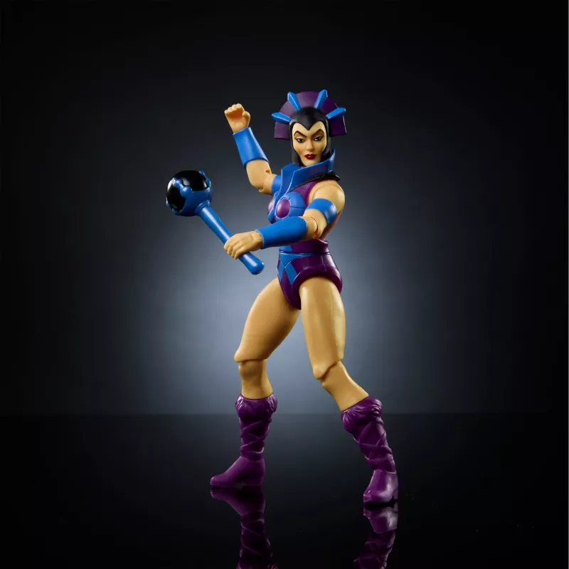 Figura articulada MATTEL Masters of the Universe Origins Evil-Lyn - figura de acción de colección, articulaciones móviles