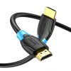Cable HDMI Vention AACBN 15 m, HDMI Type-A a Type-A, HDMI 2.0, 18 Gbit/s, ARC, contactos dorados, negro