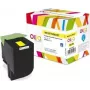 Armor K18032OW Cartucho de tóner compatible para Lexmark 80C0X40, amarillo, 4000 páginas