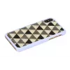 iKins Pyramid funda para iPhone XS/X, blanca, K1623H