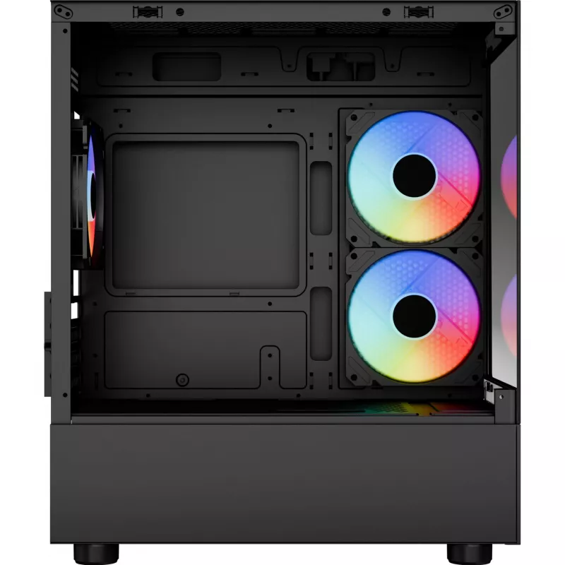 Caja de ordenador Micro/Mini-ITX AEROCOOL Geh Viewport Mini-G-BK-v4 ARGB negra