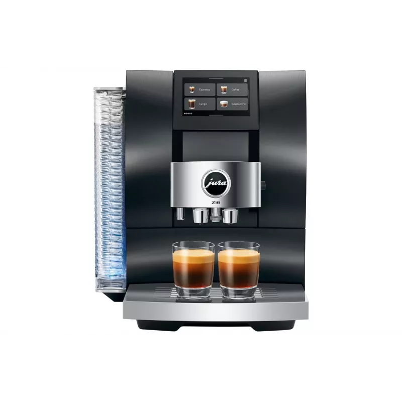 Cafetera espresso JURA Z10 superautomática 2,4 l aluminio negra, 1450 W, 15 bar, 51 bebidas