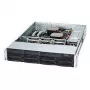 Super Micro Supermicro SC825 TQC-600LPB - Montaje en rack 2U - E-ATX - SATA/SAS - Hot-Swap 600 W - Negro (CSE-825TQC-600LPB)