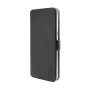 Funda de libro de piel FIXED para Xiaomi Redmi 14C, negra — protección frontal y trasera