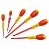 Juego de destornilladores planos y Pozidriv aislados Stanley FATMAX 0-65-443