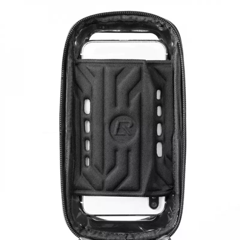 Rockbros B68 Bolsa de cuadro para bicicleta con bolsillo para móvil 1,7 l negra