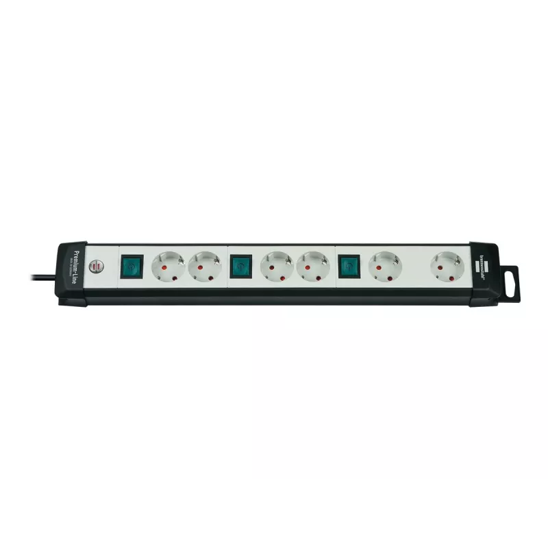 Alargador de corriente Brennenstuhl 1951560600 3m 6 tomas AC negro gris