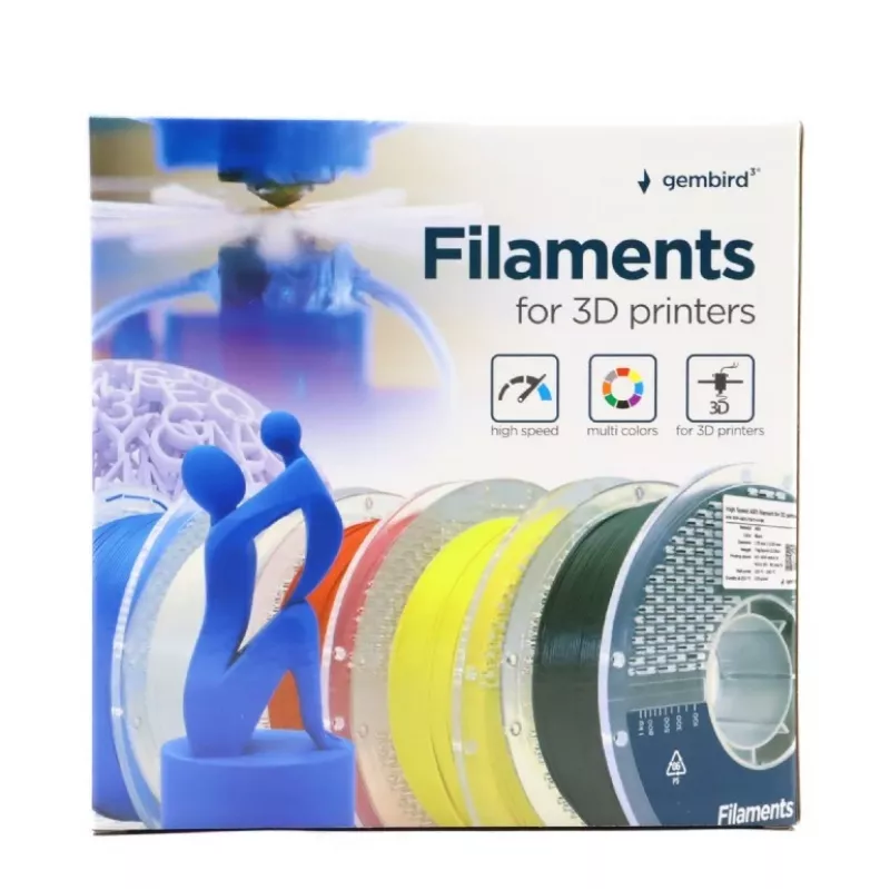 Filamento ABS High Speed, 1,75 mm, 1 kg, negro