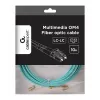 Cable de fibra óptica multimodo dúplex OM4 50/125 LC/LC Gembird 10 m