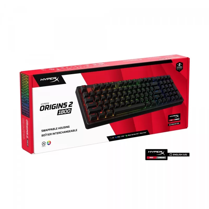 HyperX Origins 2 1800 Teclado Negro