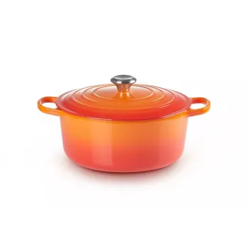 Le Creuset 21177280902430 6,7 L olla redonda naranja, roja