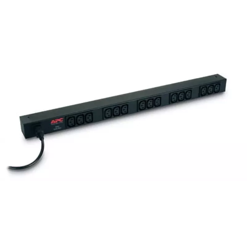 APC RACK PDU BASIC ZERO U 10A 230V regleta de enchufes (PDU) 15 salidas AC 0U negro