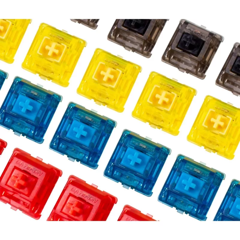 Interruptor de teclado Keychron G36 amarillo plástico hot-swappable