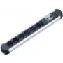 Regleta de enchufes Bachmann PRIMO 1,75 m 6 tomas de corriente interior aluminio negro