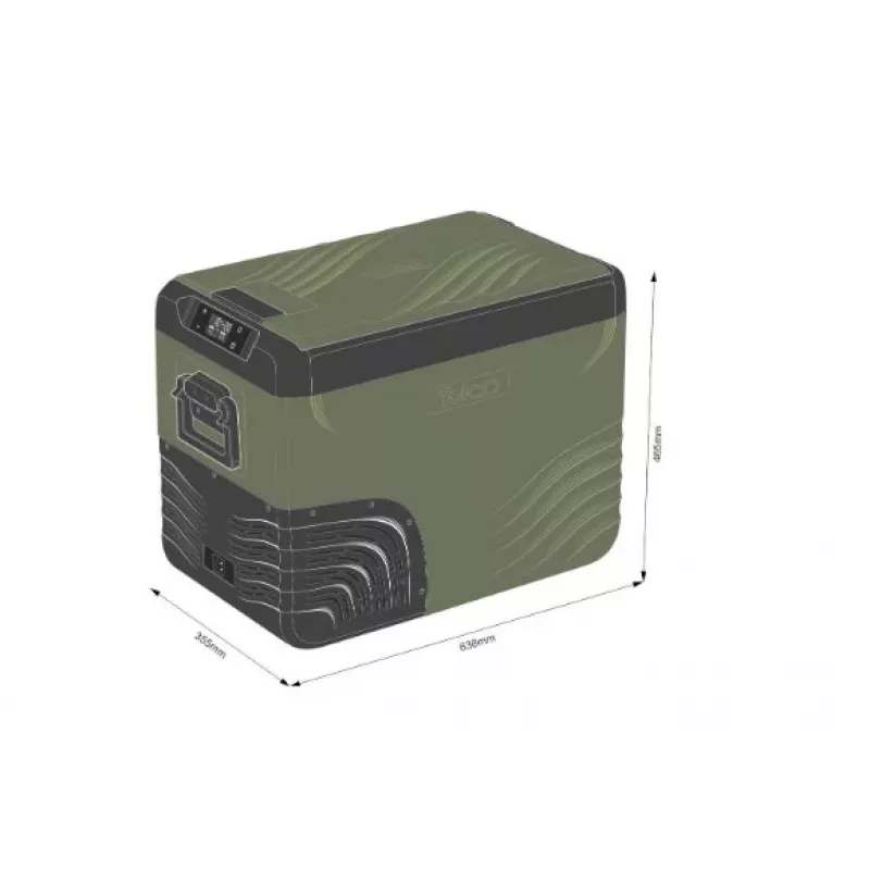 Yolco KX40 Verde nevera portátil con compresor