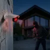 Cámara domo falsa con LED IR, CEE IR1800 W — simulacro de vigilancia no funcional