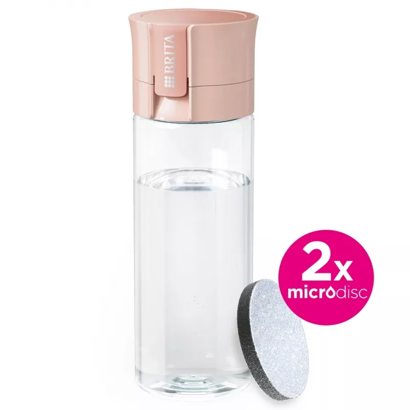 Botella filtrante Brita Vital melocotón de 2 discos