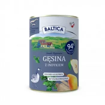BALTICA Sabores regionales Ganso con Pavo - Comida húmeda para perros - 400g