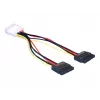 Cable de alimentación SATA HDD 2x DeLOCK 60102 0,112 m
