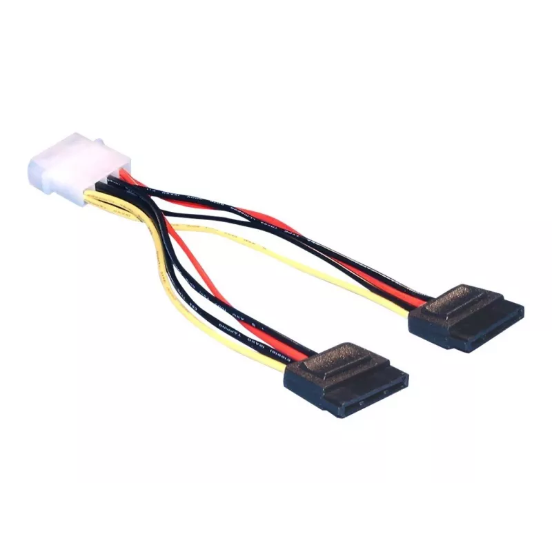 Cable de alimentación SATA HDD 2x DeLOCK 60102 0,112 m