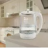 Hervidor de agua Maestro MR 052 WH — 1,7 L, 2200 W, blanco translúcido, carcasa de cristal