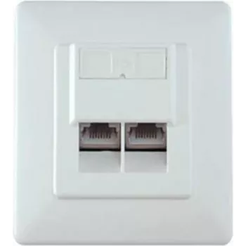 Toma de red S/CONN 74251-A Cat5e blanca
