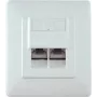 Toma de red S/CONN 74251-A Cat5e blanca