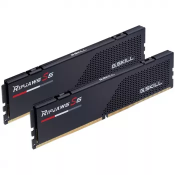 DIMM 64 GB DDR5-6000 (2x 32 GB) Dual-Kit, memoria negra, F5-6000J2836G32GX2-RS5K, Ripjaws S5, INTEL XMP