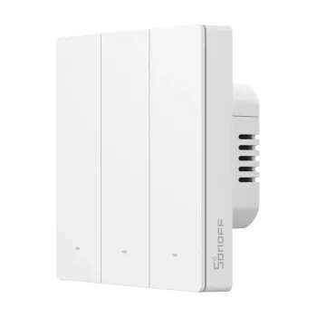 Interruptor de pared táctil Sonoff ZBM5-3C-86W 3 canales Zigbee, triple, empotrable