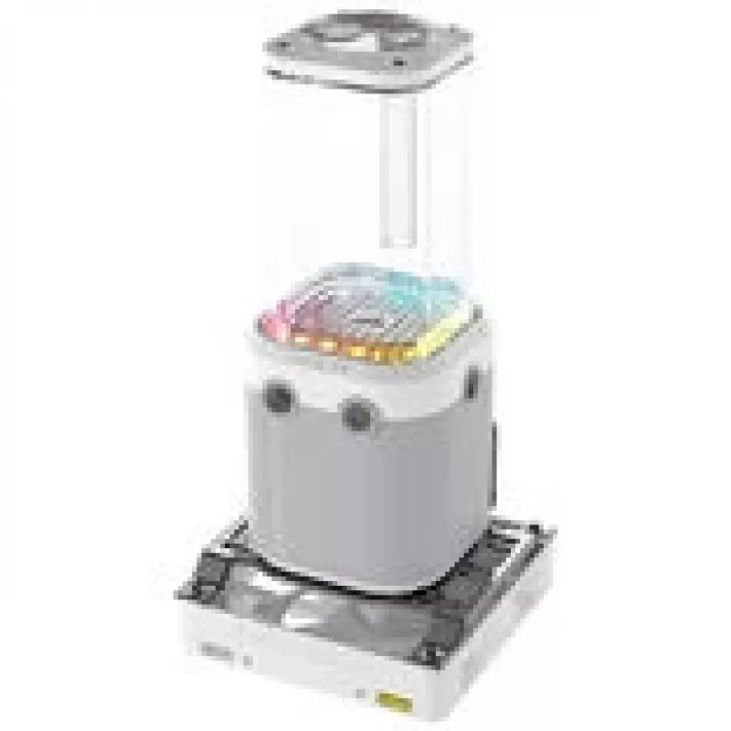 Depósito de bomba Corsair iCUE Link XD6 RGB - blanco