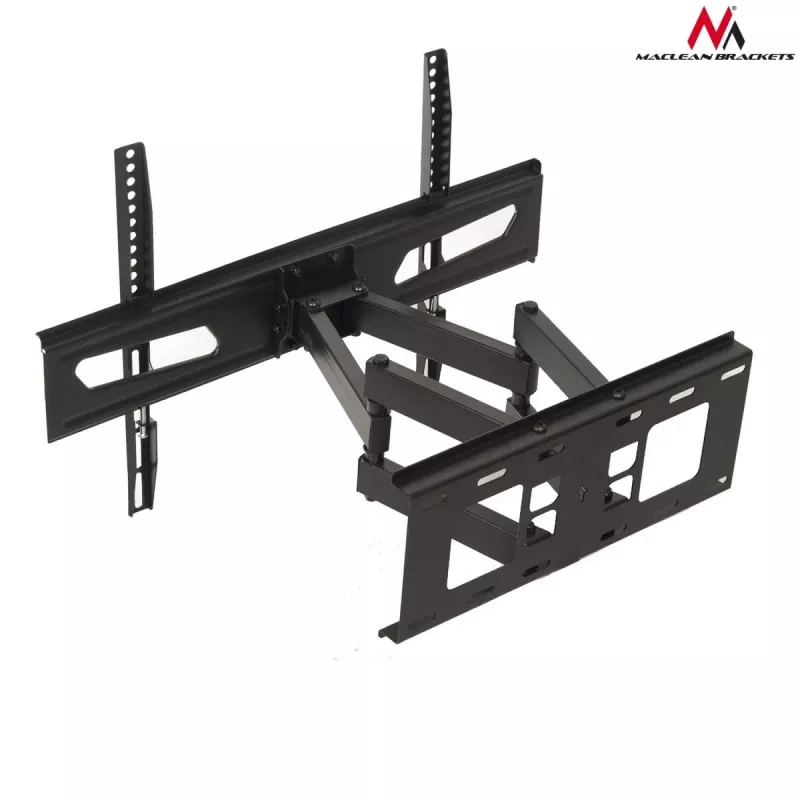 Maclean MC-723 B - soporte de pared para pantalla 37-70, 600x400 VESA, para máx. 40 kg, negro