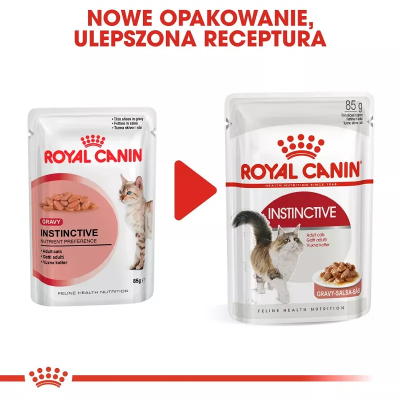 Royal Canin FHN Instinctive comida húmeda en paté para gatos adultos, 12 x 85 g