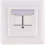 Marco para tomas de red Keystone 2 puertos ShiverPeaks BS08-10101 para insertos Keystone modulares