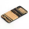 Funda para smartphone man and wood para iPhone X/XS — ébano blanco negro