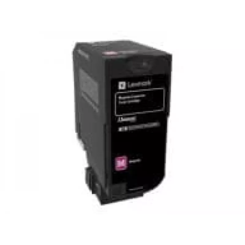 Cartucho de tóner Lexmark 74C20ME 1 ud. magenta