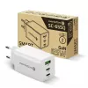 Cargador everActive SQ-655Q 65W, 1×USB-A + 2×USB-C carga rápida